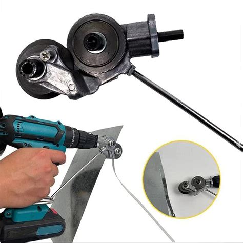 drill sheet metal nibbler|cordless nibblers for cutting metal.